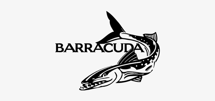 Barracuda Clipart Black And White - Barracuda Vector, transparent png download