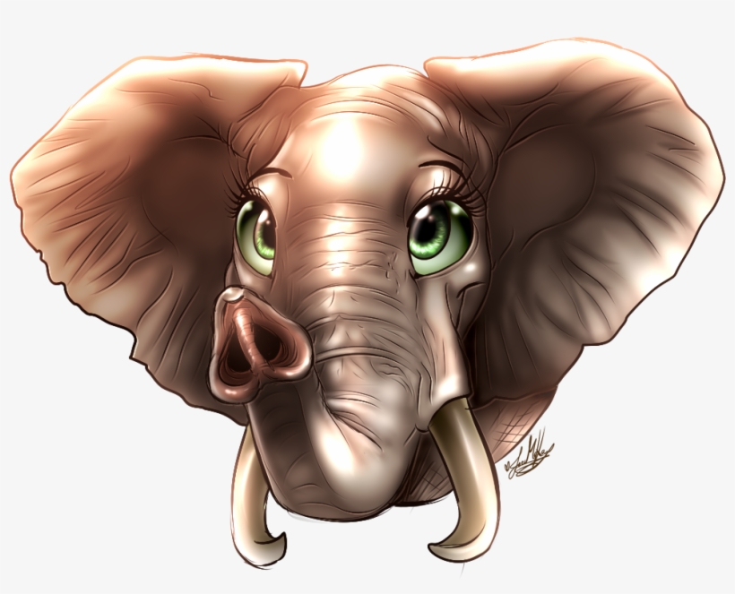 Beautiful Eyes, How Time Flies~ - Indian Elephant, transparent png download