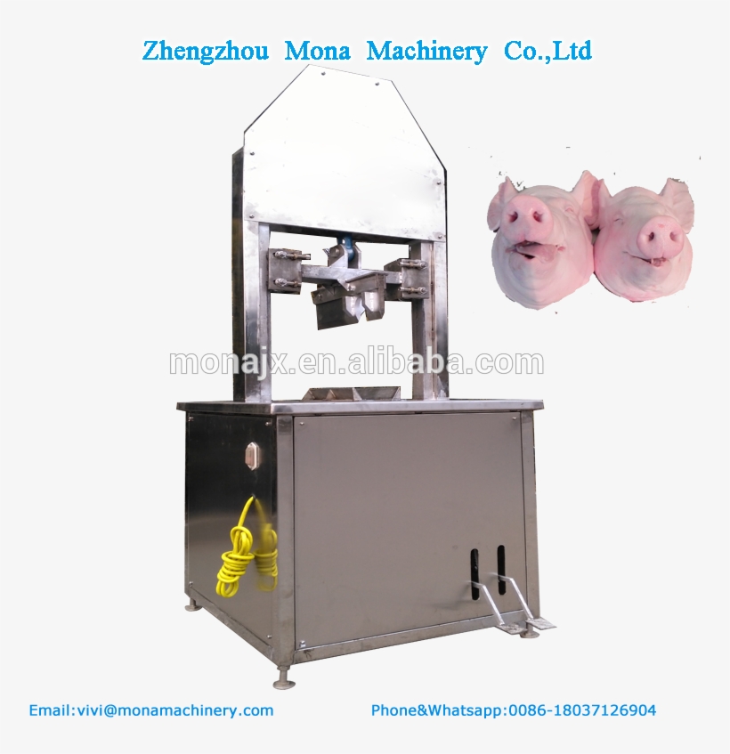 Pig Head Split Cutting Machine, Pig Head Split Cutting - Domestic Pig, transparent png download