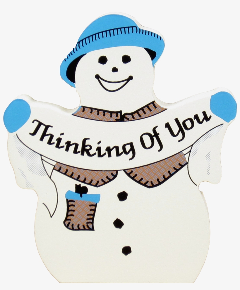 Snowman Thinking, transparent png download