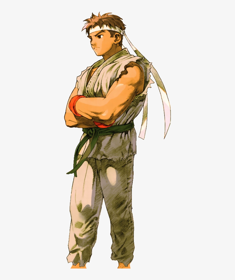Ryu As Seen In Marvel Vs Capcom 2 - Marvel Vs Capcom 2 Ryu, transparent png download