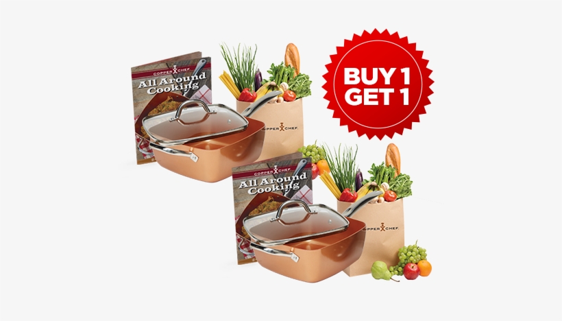 If Tristar Elects To Refund The Purchase Price, Tristar - Copper Chef 4 Pc System, 6 In 1 Pan, transparent png download