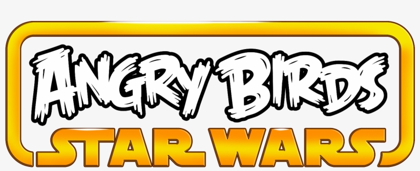 Angrybirdsstarwars - Angry Birds Star Wars Logo, transparent png download