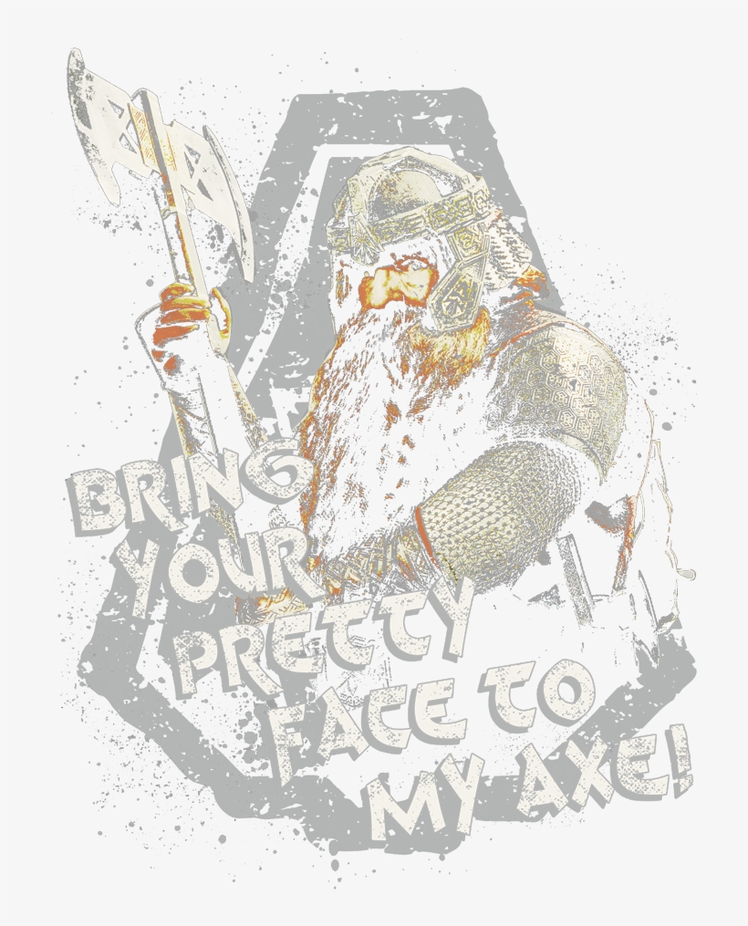 Lord Of The Rings Pretty Face Juniors Premium T-shirt - Illustration, transparent png download