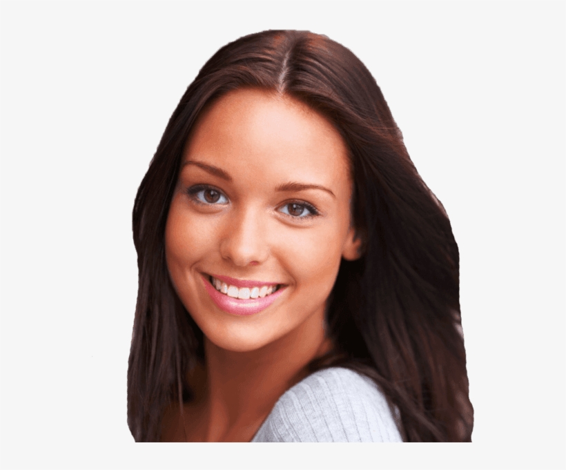 Contact Us - Girl Smile White Teeth, transparent png download
