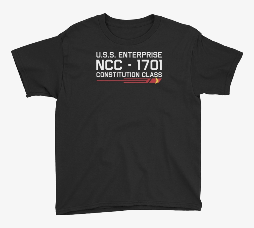 Star Trek - Uss Enterprise - 1701 - Kid's T-shirt - - World Tour Soccer 2 Psp, transparent png download
