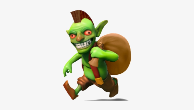 6, 150, 4,500,000, 8, 10 Days - Goblin Clash Of Clans Level 6, transparent png download