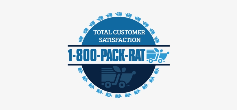 1 800 Pack Rat Pledges To Total Customer Satisfaction - 1 800 Pack Rat, transparent png download