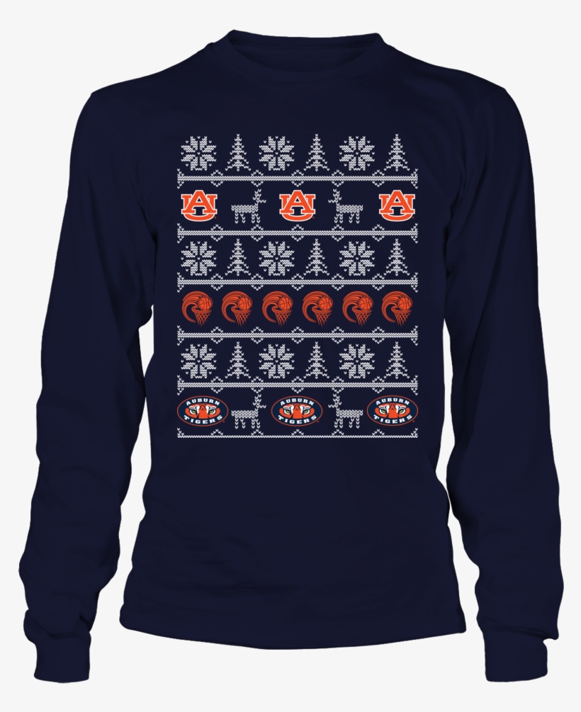 Basketball Christmas Auburn T Shirt - Ole Miss Baby Shark, transparent png download