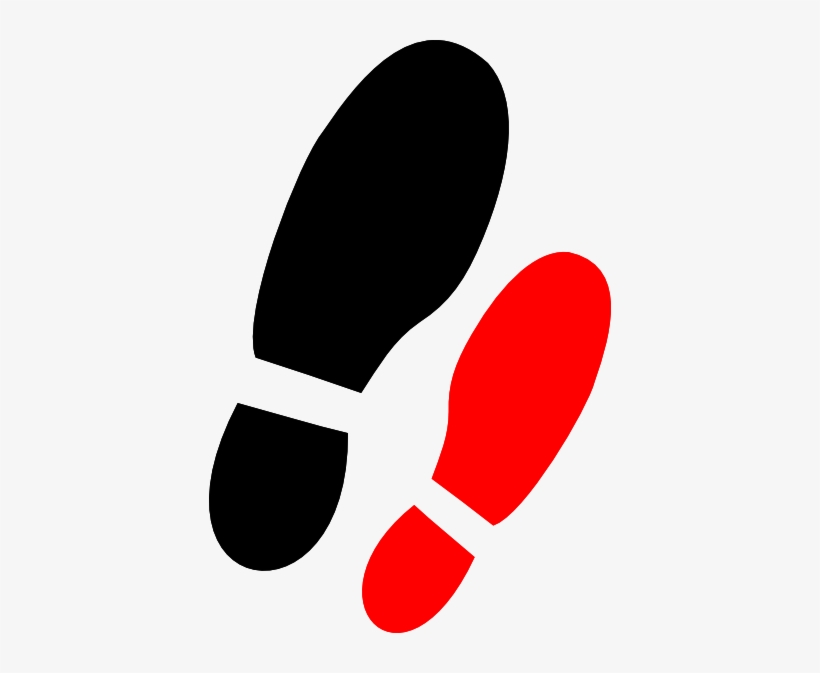 Shoe Print Png Red, transparent png download