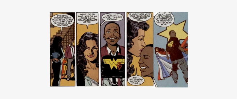 Bobby Barnes Wonder Boy If Batman Can Have Batgirl - Wonder Woman And Wonder Boy, transparent png download