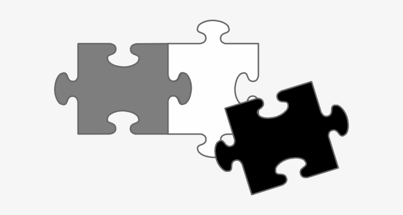 Black Puzzle Pieces Clip Art - Fondo De Rompecabezas Png, transparent png download