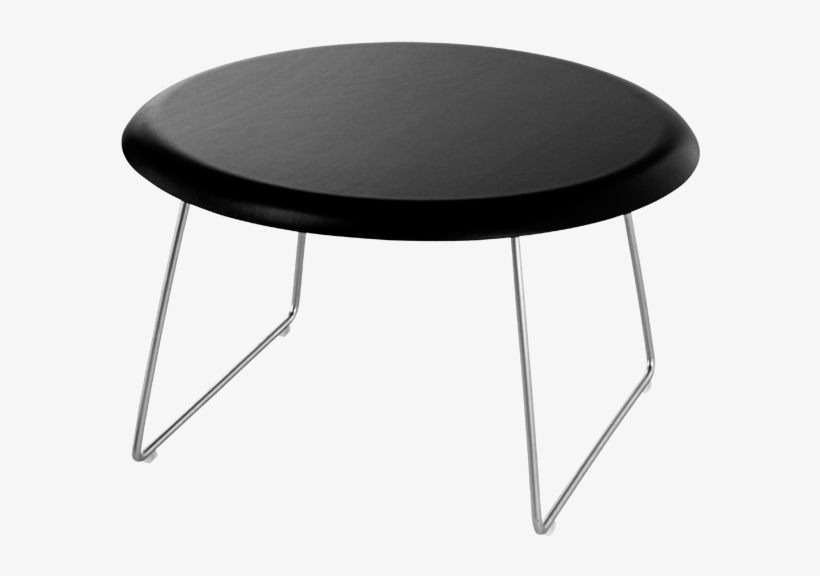 Komplot Lounge Table 8m By Komplot Design In Black - Gubi - Gubi 1.0 3d Round Table Beech Black / Chrome, transparent png download