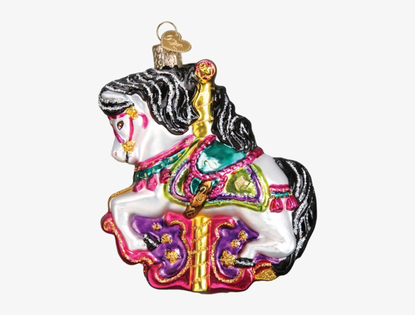 Carousel Horse Ornament - Old World Christmas Bowl Of Chili Glass Blown Ornament, transparent png download