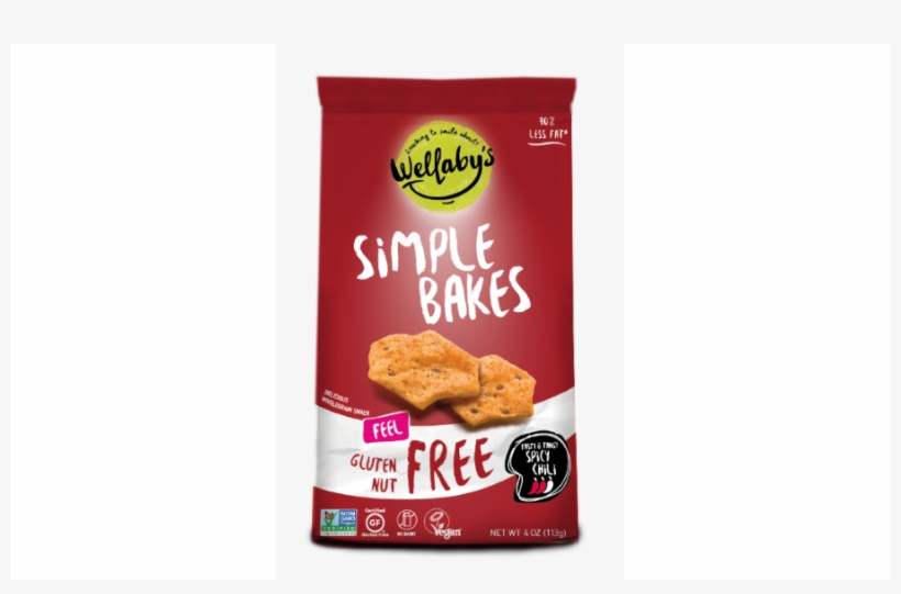 Snack - Wellabys Simple Bakes Spicy Chilli Snacks 120g, transparent png download