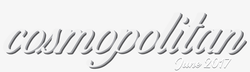 Cosmopolitan Magazine - Calligraphy, transparent png download