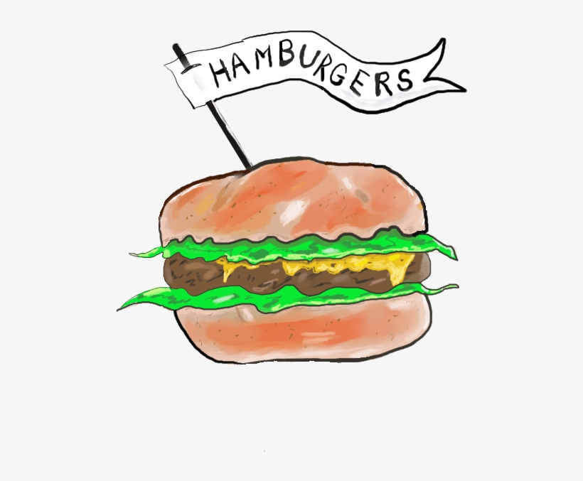Bbq Clipart Bbq Burger - Illustration, transparent png download