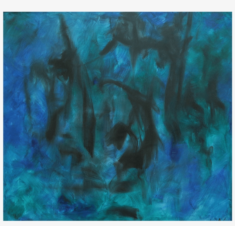 Blue Abstract - Painting, transparent png download