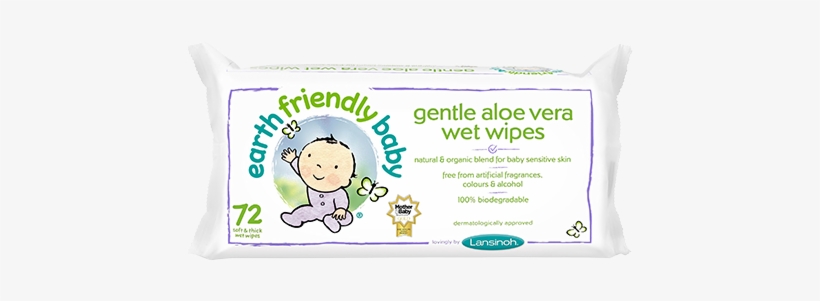 Earth Friendly Baby Gentle Aloe Vera Wet Wipes, transparent png download