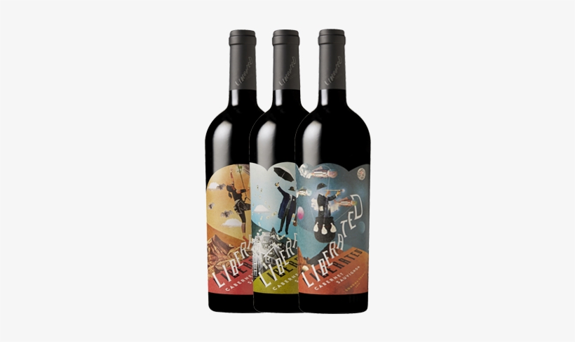 Liberated Cabernet Sauvignon 3 Bottles - Liberated Sauvignon 2012 Liberated Cabernet Sauvignon, transparent png download