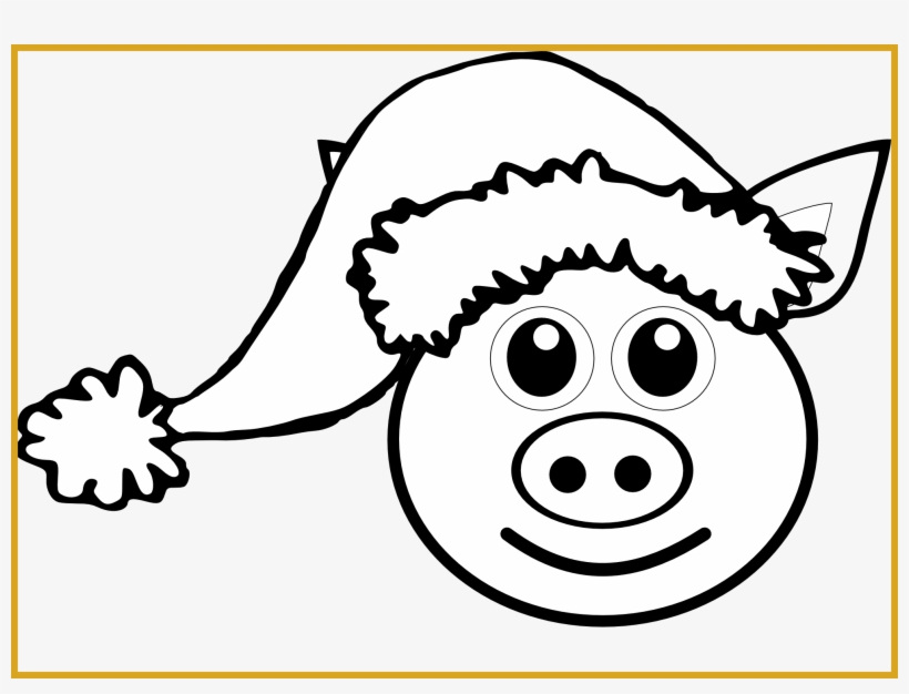 Banner Cute Head Real Vector - Christmas Hat, transparent png download