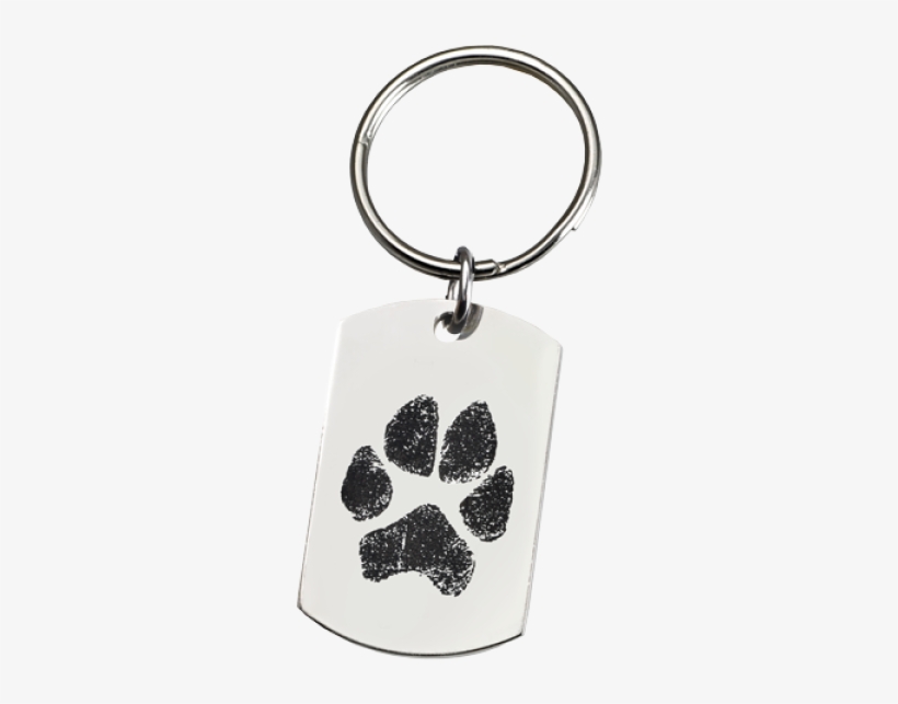 Wholesale Pet Print Key Ring - Dog Actual Dog Paw Print, transparent png download