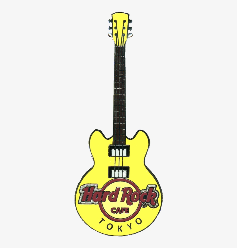 Yellow 3 Strings Es-335 Gisbon Core Guitar N58322 - Ibanez Jem, transparent png download