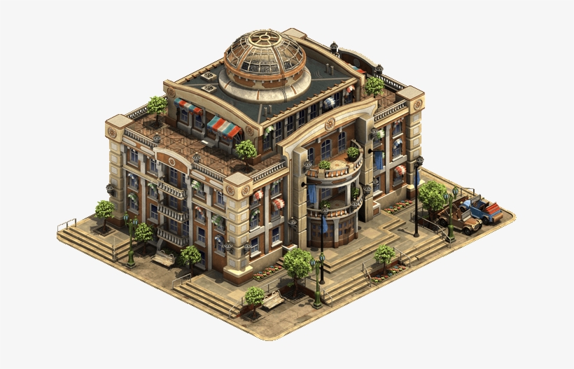 Town Hall - Forge Of Empire Hotel De Ville, transparent png download