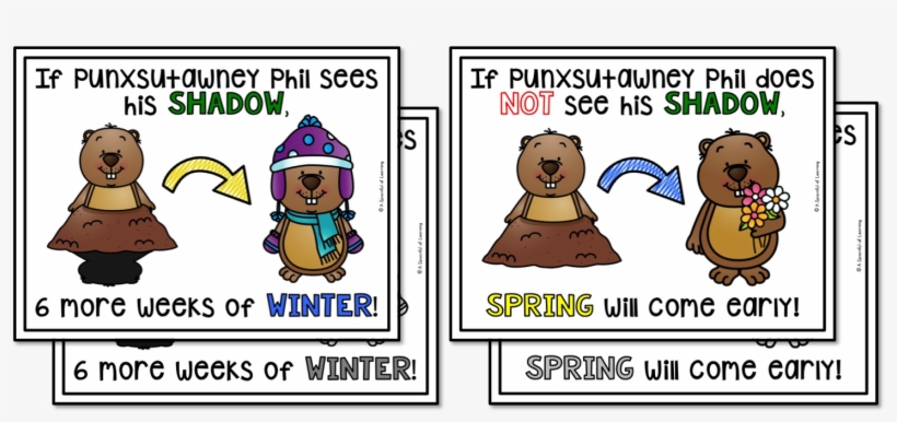 Class Is Learning About Groundhog Day - Cartoon, transparent png download