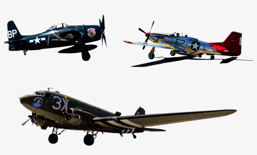 Aircraft, Propeller, War, Old, Retro, Antique, Airport - Airplane, transparent png download