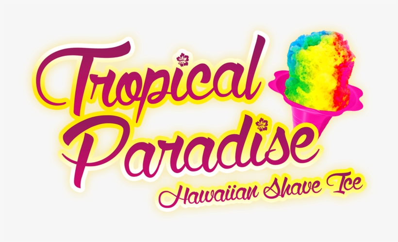 Tropical Paradise Shave Ice - Medium Shaved Ice Sno Cone Flower Cups (8 Oz) 250 Count, transparent png download