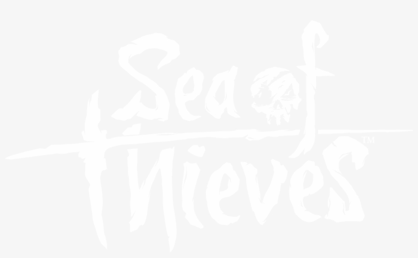 Sea Of Thieves Logo Stacked White - Sea Of Thieves Huntress Figurehead, transparent png download