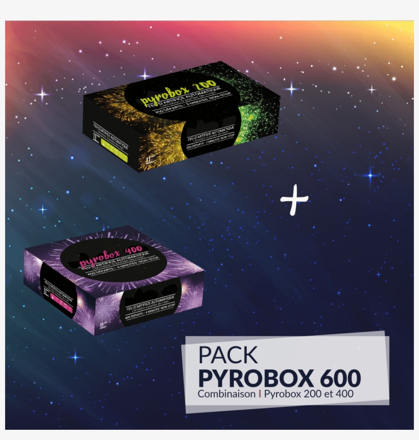 Ceci Est L'image Du Pack D'artifice Automatique Pyrobox - Fireworks, transparent png download