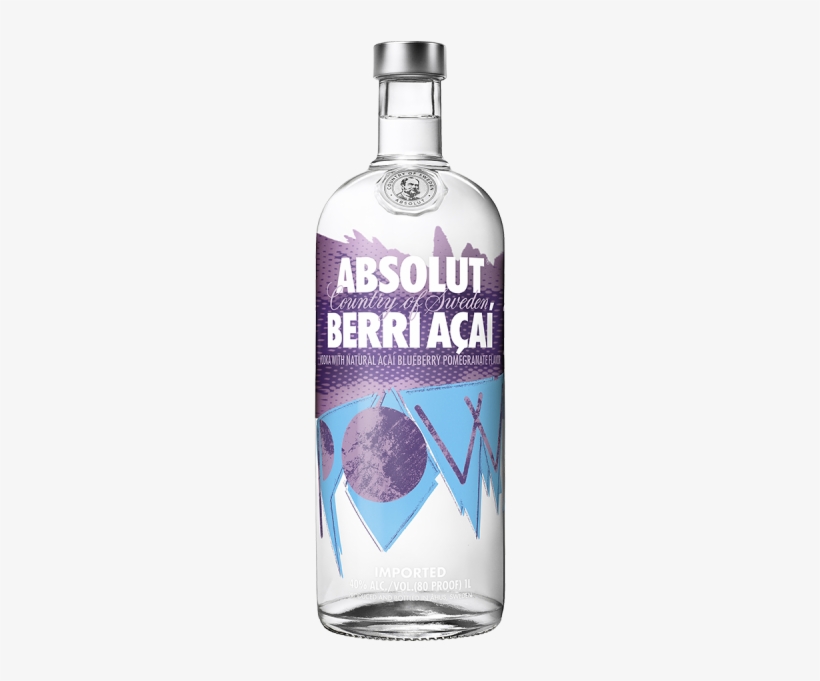 Absolut Vodka Berri Acai, transparent png download
