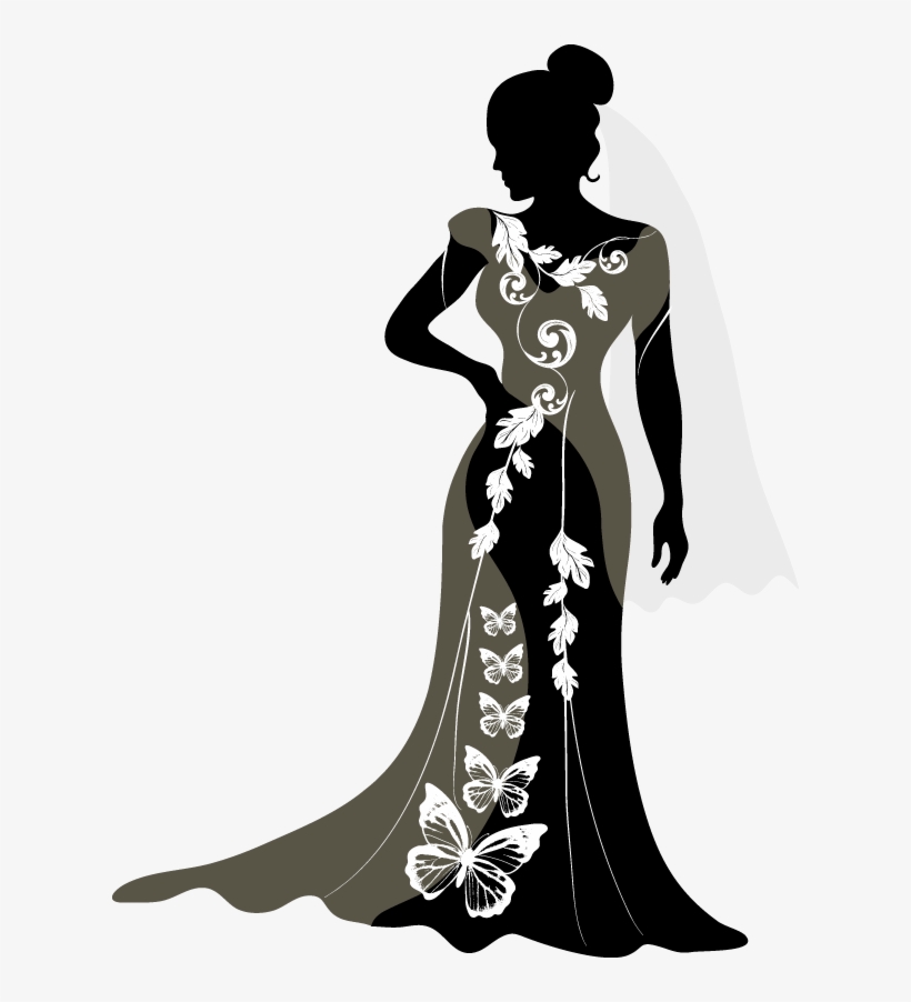 0 1940bf 7f0d5063 Orig Silhouette S, Heart, Valentines, - Moldura Noivos Para Convite, transparent png download