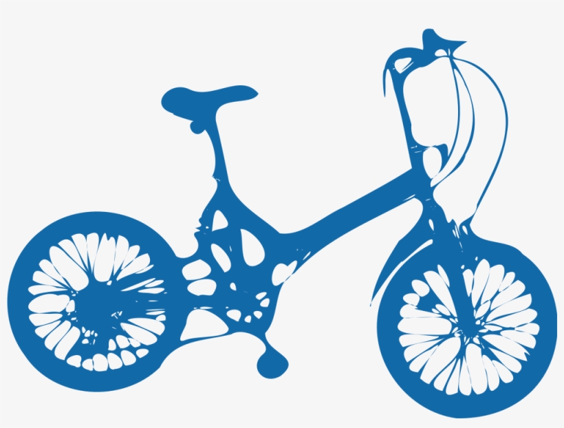 Silhouette Transport - Bicycle, transparent png download