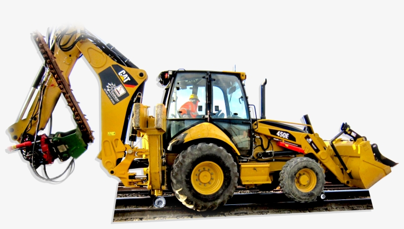 Pictures Of Backhoes - Cat 450, transparent png download