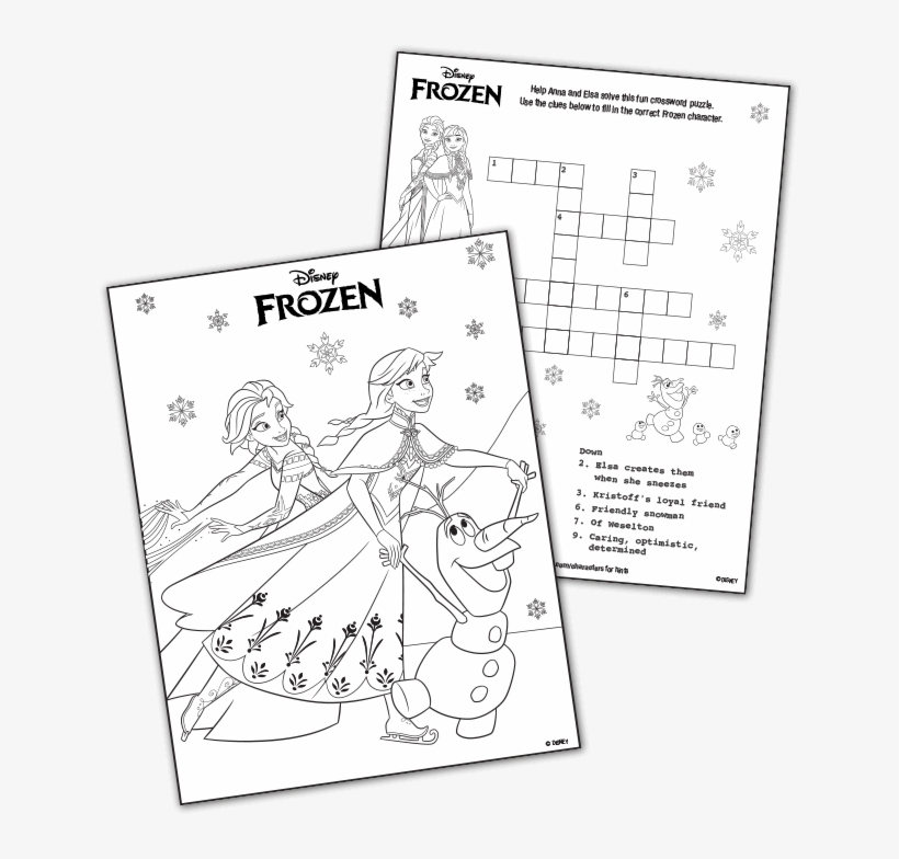 Tips For Mom - Frozen Blocks Placemat By Frozen, transparent png download