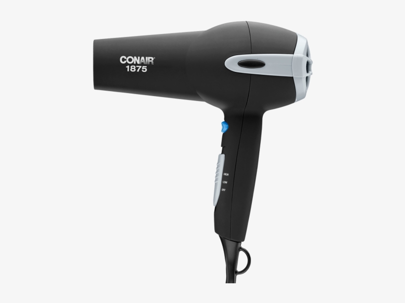 1875-watt Tourmaline Ceramic Styler - Conair 1875 Watt Ionic Ceramic Hair Dryer Black, transparent png download