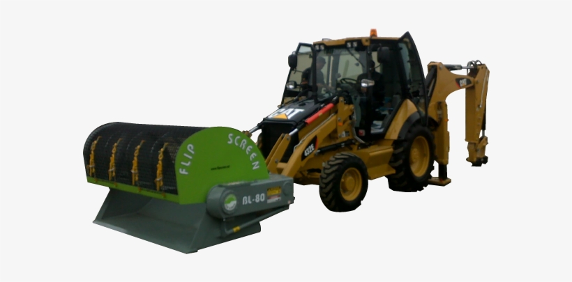 Bl80 Backhoe Screening Bucket - Bulldozer, transparent png download