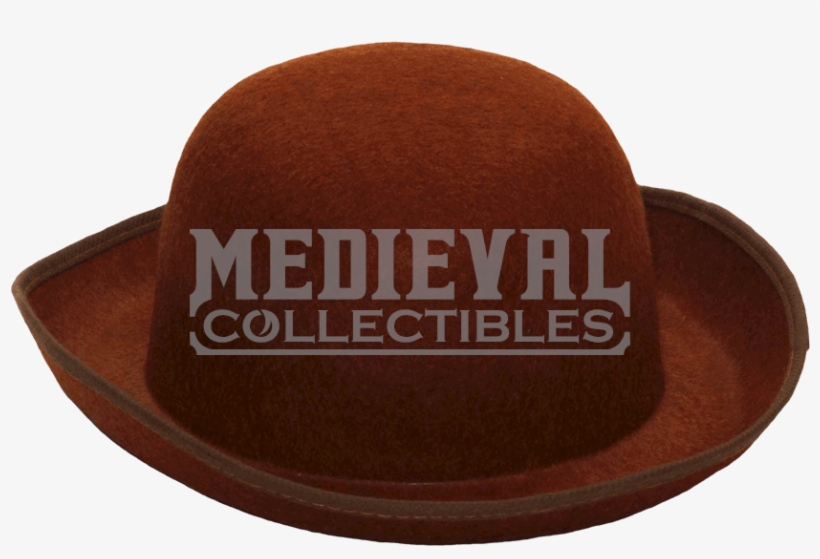 Steampunk Brown Derby Hat - Battle Worn Pirate Flag, transparent png download