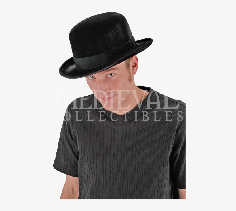 Black Bowler Hat - Bowler Hat, transparent png download