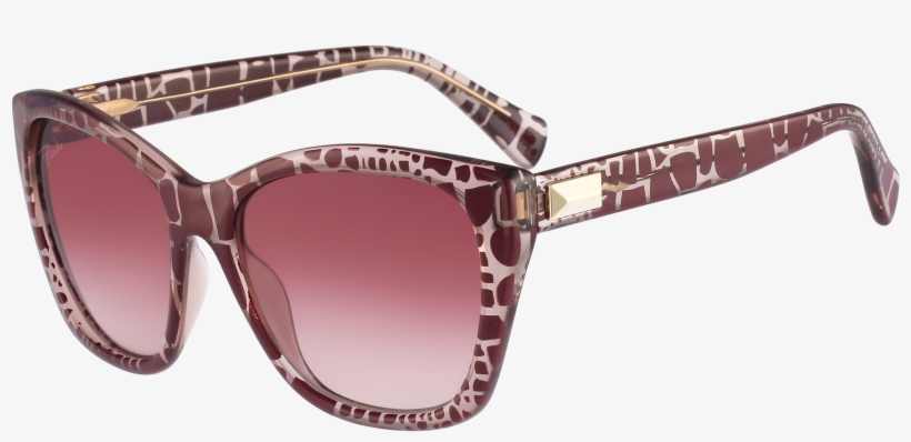 Sunglasses 2013,we Love The Kaleidoscope Print Sunglasses - Emilio Pucci Ep732s Sunglasses, 673 Shiny Burgundy, transparent png download