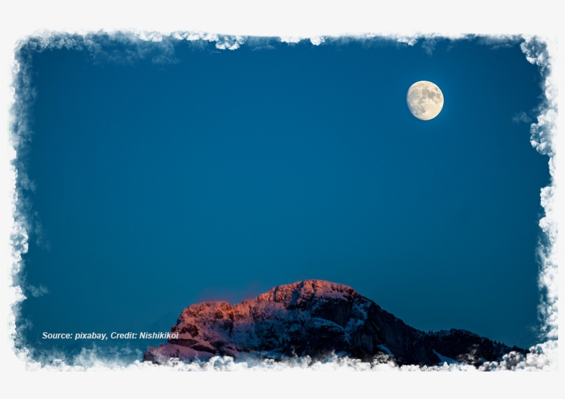 The Moon Is Not Always In The Night Sky - Royalty-free, transparent png download