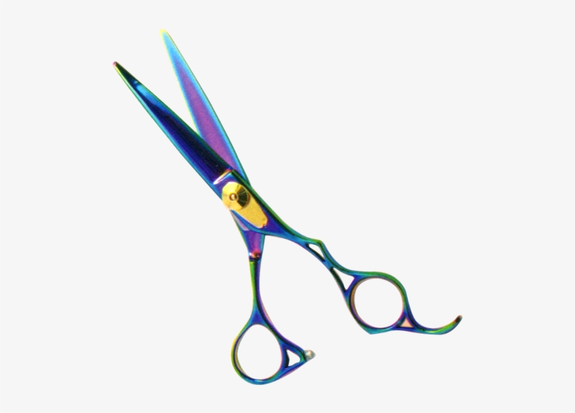 Professional Hair Cutting Scissors Infused Multicolor - Product, transparent png download