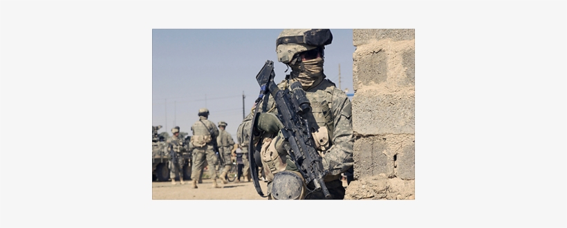 "us Army Soldier Armed With A Mk48 Light Machine Gu" - Us Army Soldier Armed With A Mk-48 Light Machine Gun, transparent png download