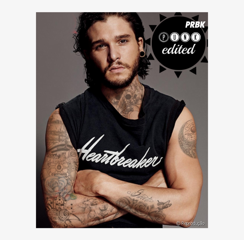 Kit Harington Ia Arrasar Muito De Jon Snow Com Esse - Kit Harington, transparent png download