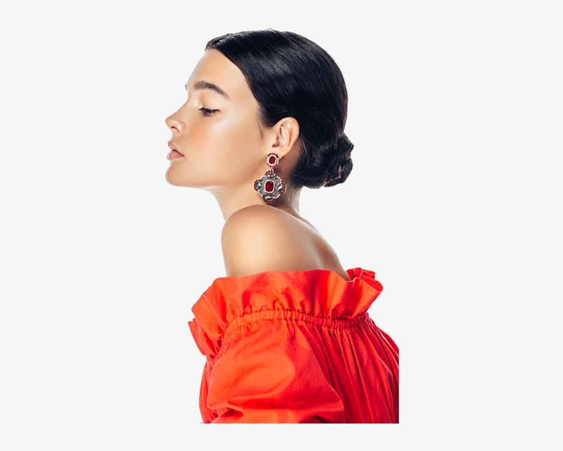 Jewelry - Simple Low Bun Hairstyles Sleek, transparent png download