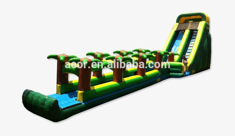 Screamer-waterslide - Water Bouncy House, transparent png download
