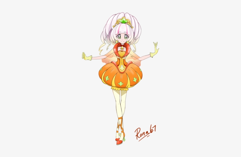 Cure Pumpkin - Princess Precure Cure Zephyr, transparent png download